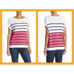 Tommy Bahama ~ Pickford Knit Pullover Sweater Women's Size Large Boxy Oversized